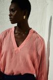 Long Sleeve Sheer Blouse