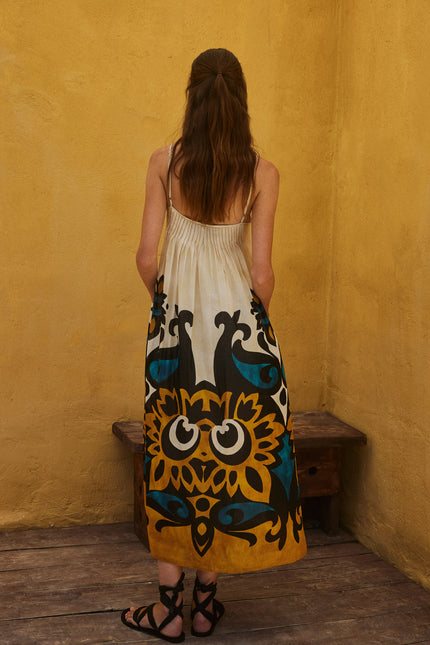 Sleeveless Cotton  Dress 