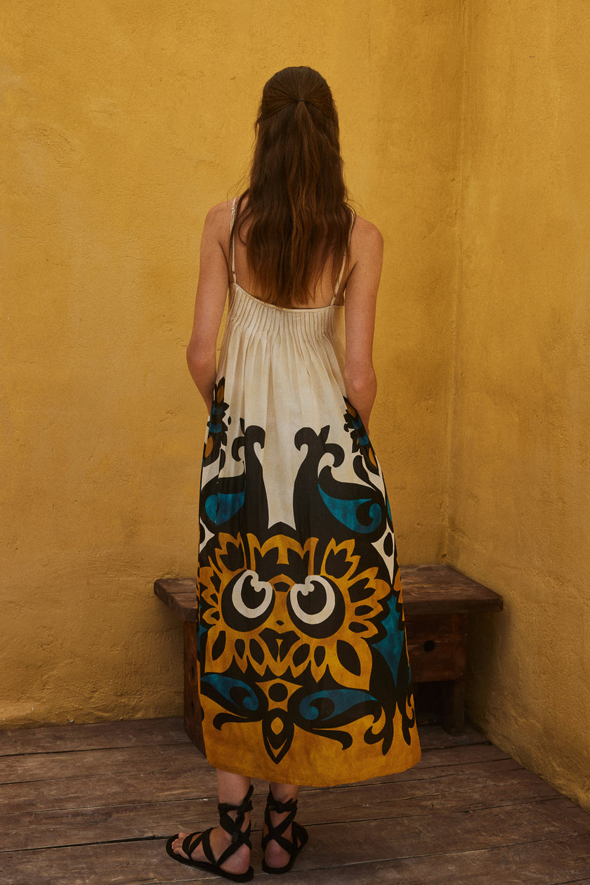 Sleeveless Cotton  Dress 
