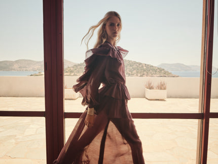 Long Ruffle Dress 