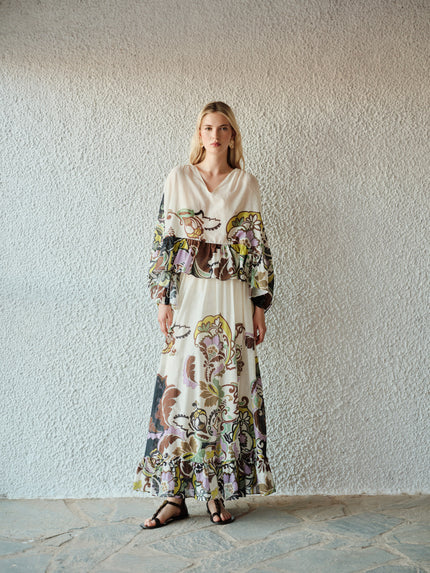 Long Cotton Skirt 