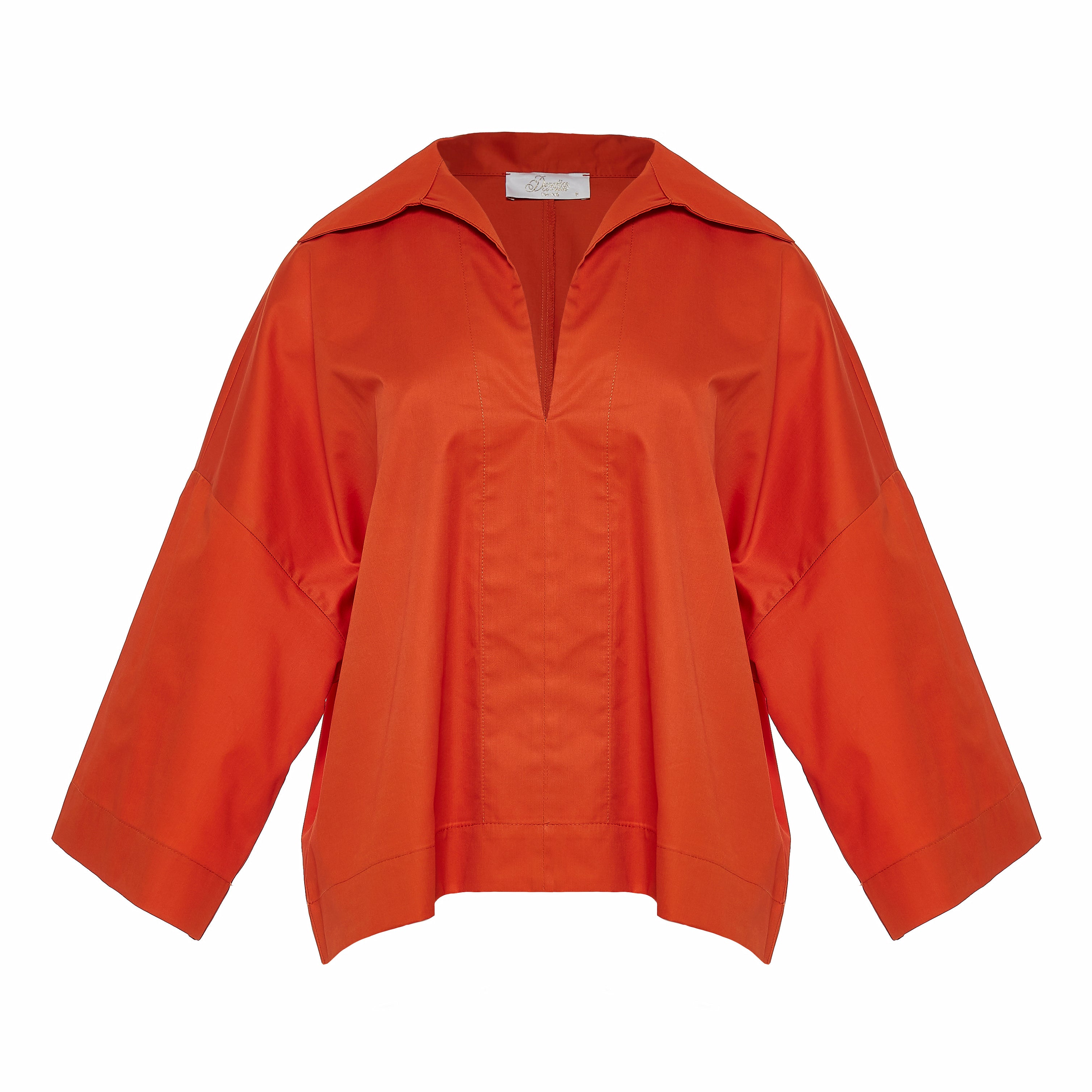 Long Sleeve Blouse with Colar