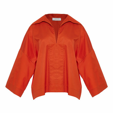 Long Sleeve Blouse with Colar