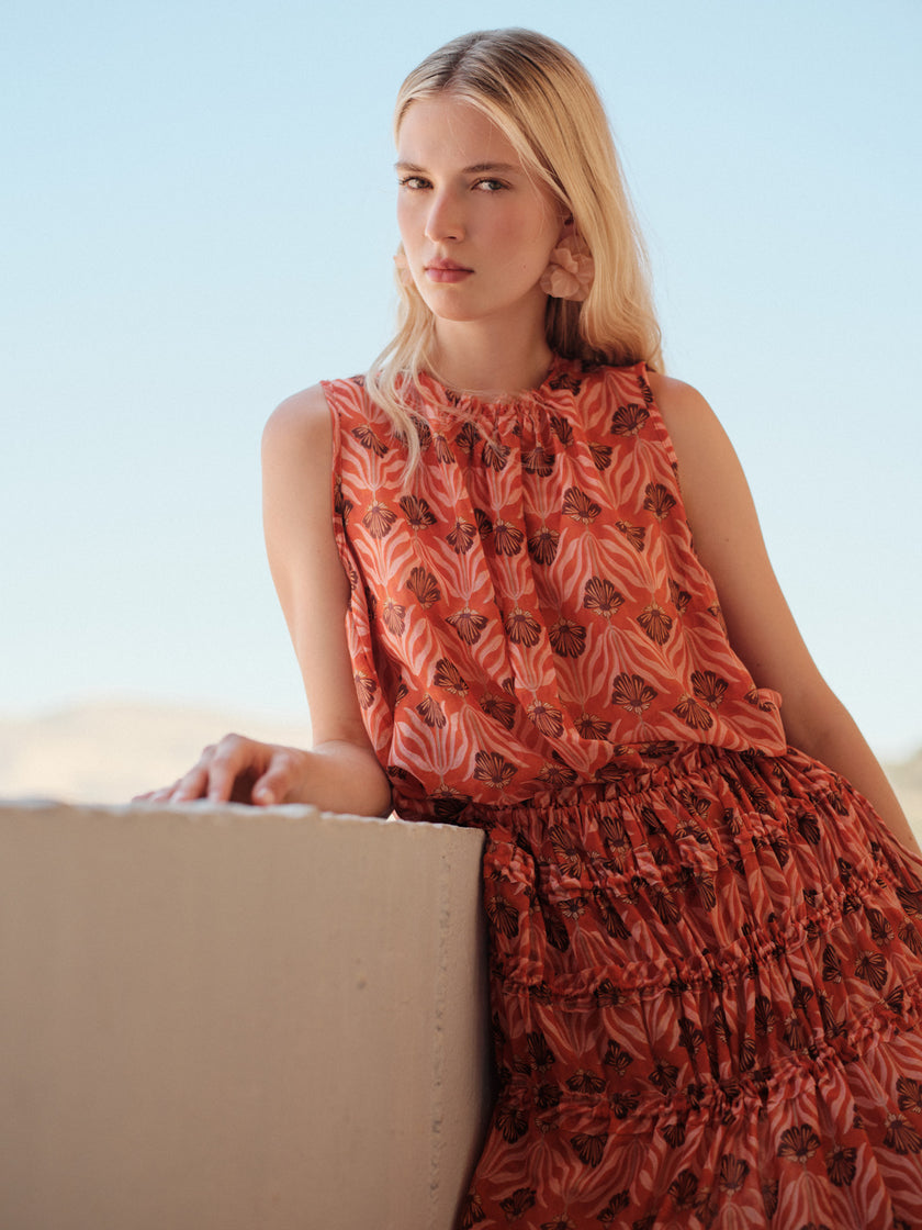 Silk Blend Skirt 