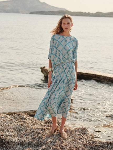 Cotton Skirt Jacquard 