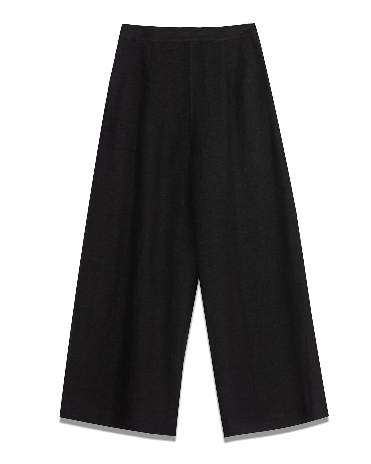 Long Wide Leg Pants with Pleats