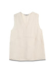 Sleeveless Linen Top
