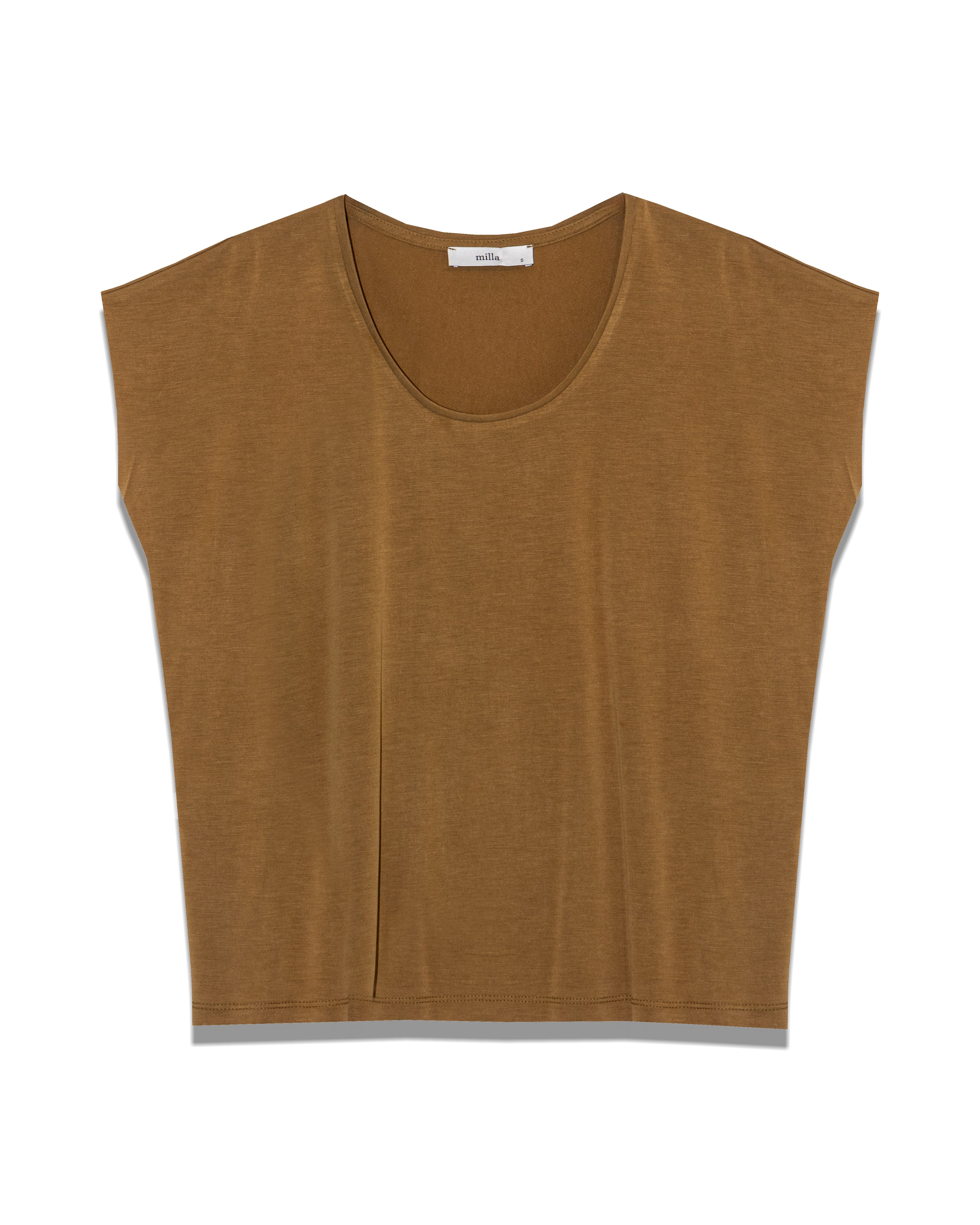 Sleeveless Round Neck T-Shirt