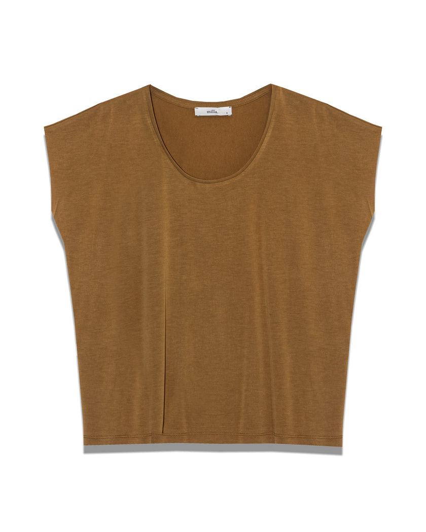 Sleeveless Round Neck T-Shirt
