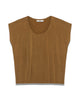 Sleeveless Round Neck T-Shirt in polyester blend by Milla, product view