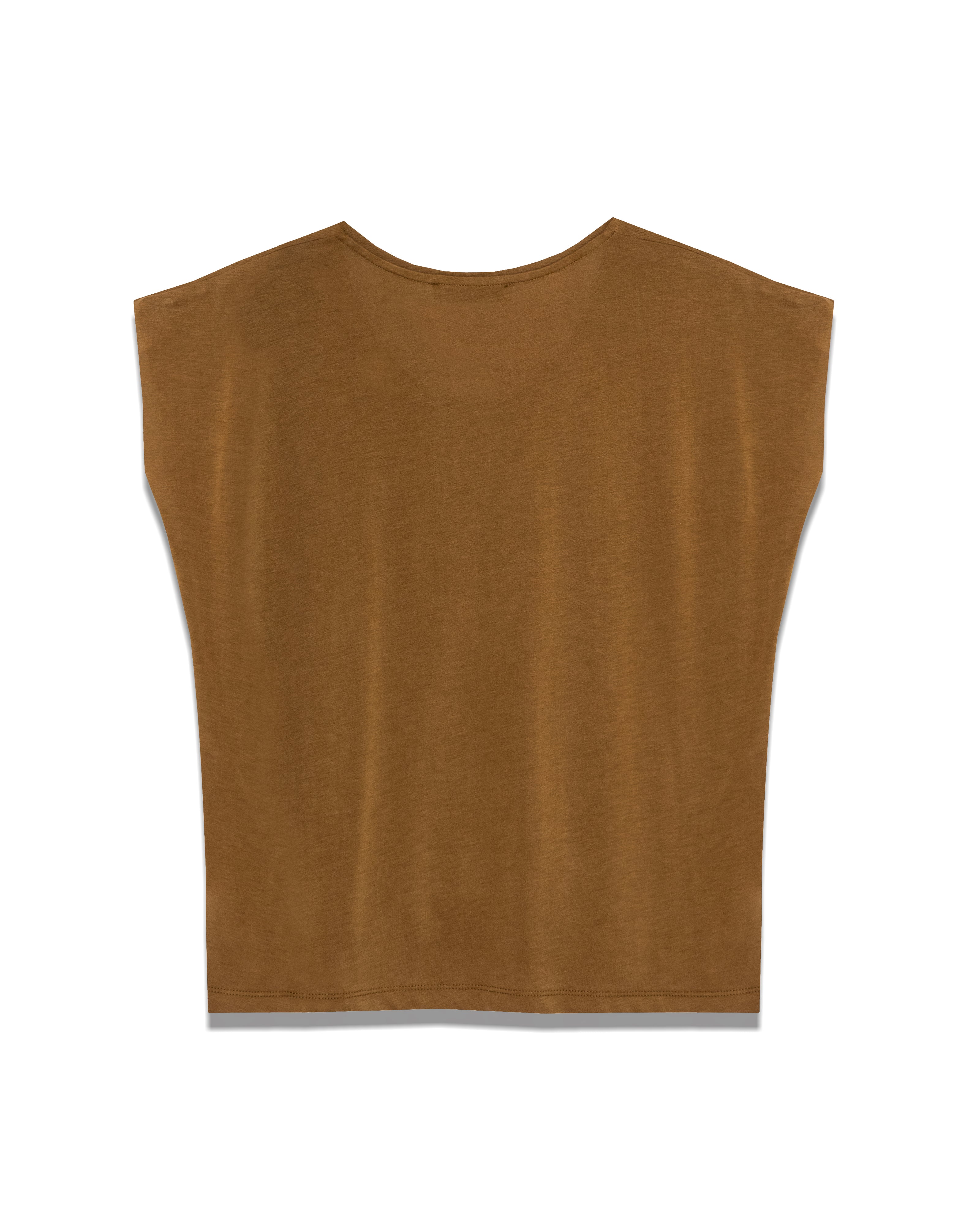 Sleeveless Round Neck T-Shirt