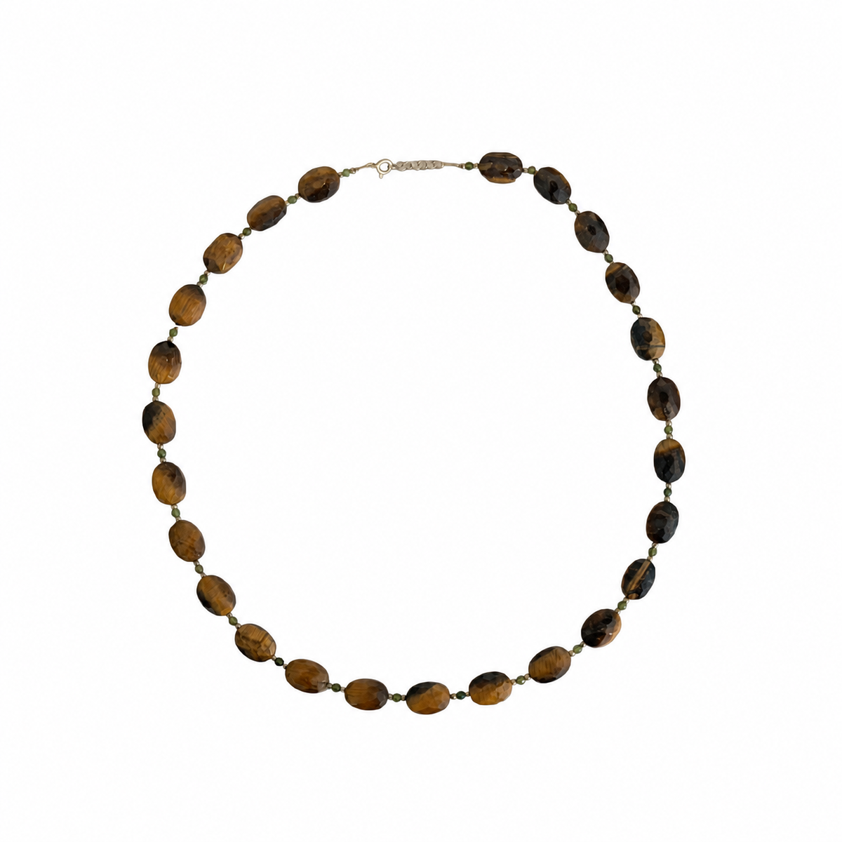 Tyger Eye-Jade Necklace