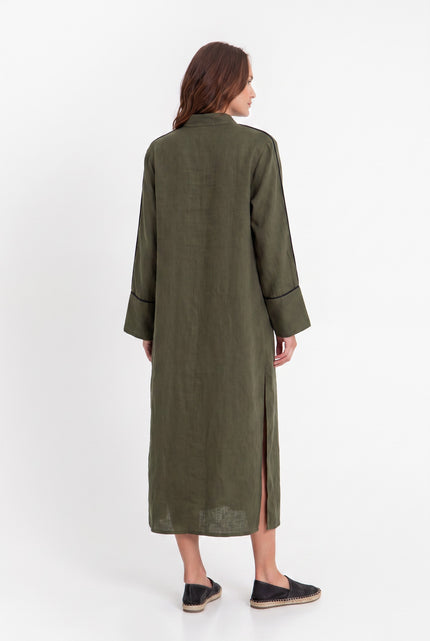 Linen Maxi Dress