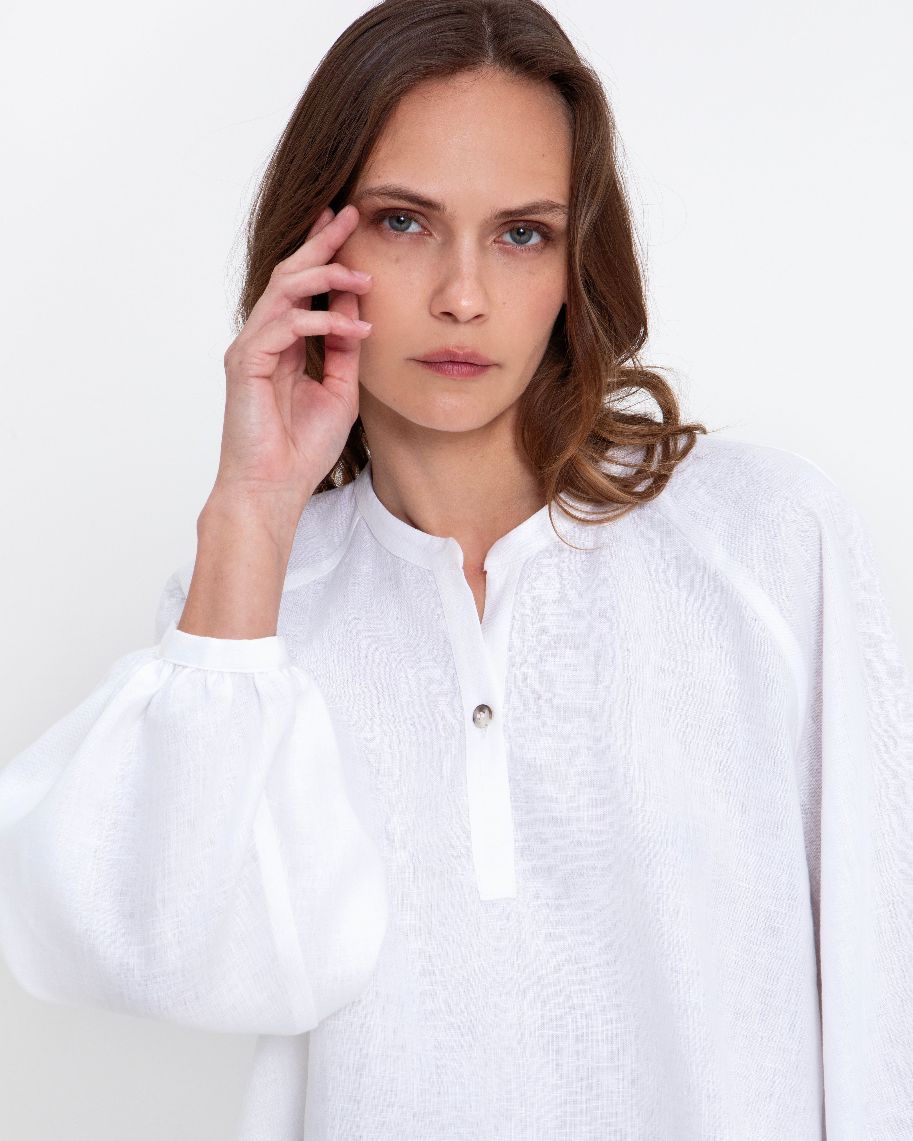 Puffy Long Sleeve Blouse