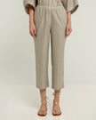 Cross Pant with Elastic Waist