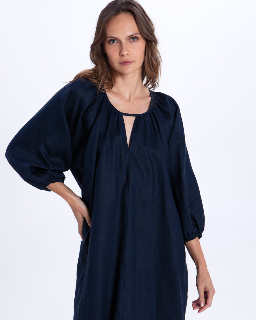 Linen Maxi Dress
