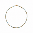 Larimar-Agate-Hematite Necklace