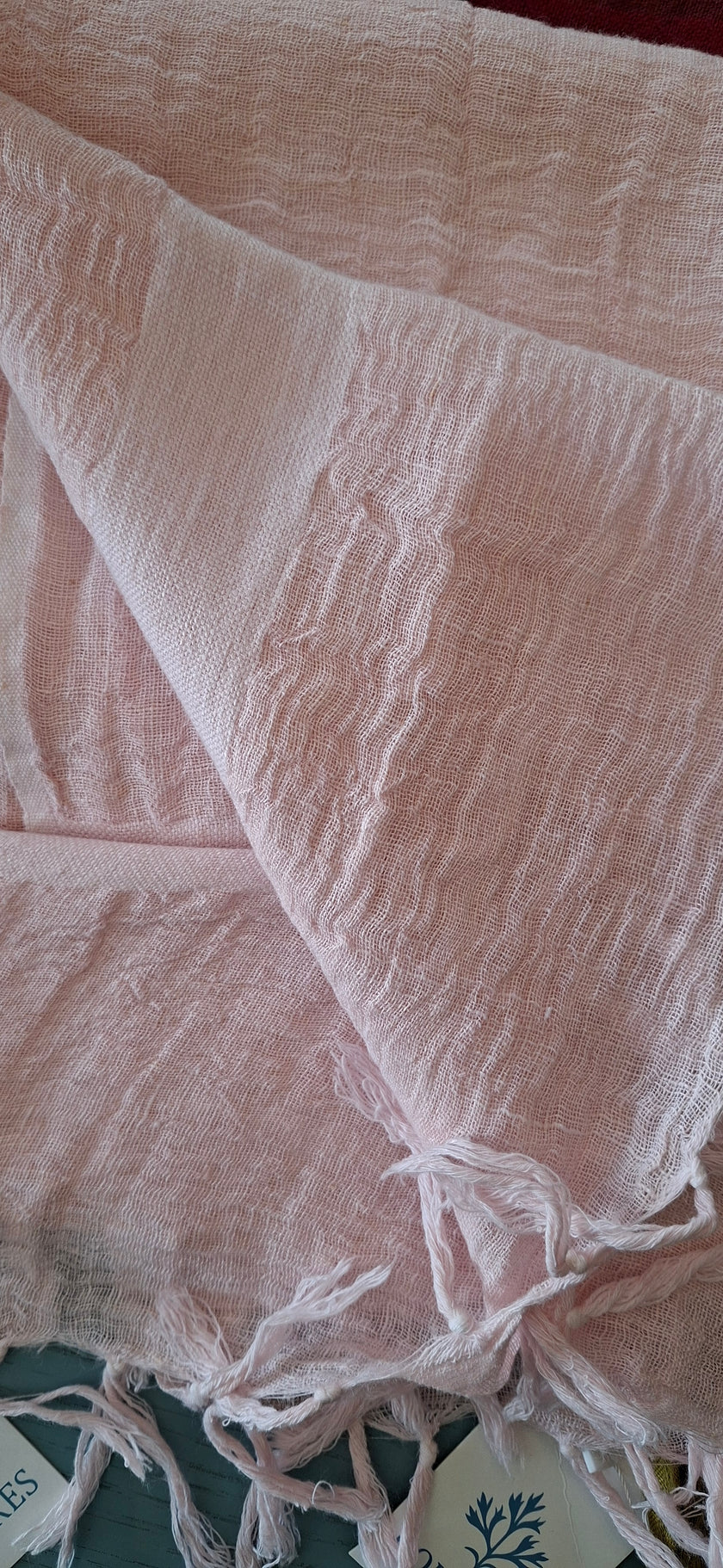Linen Scarf OLD PINK