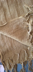 Linen Scarf ANTIQUE GOLD