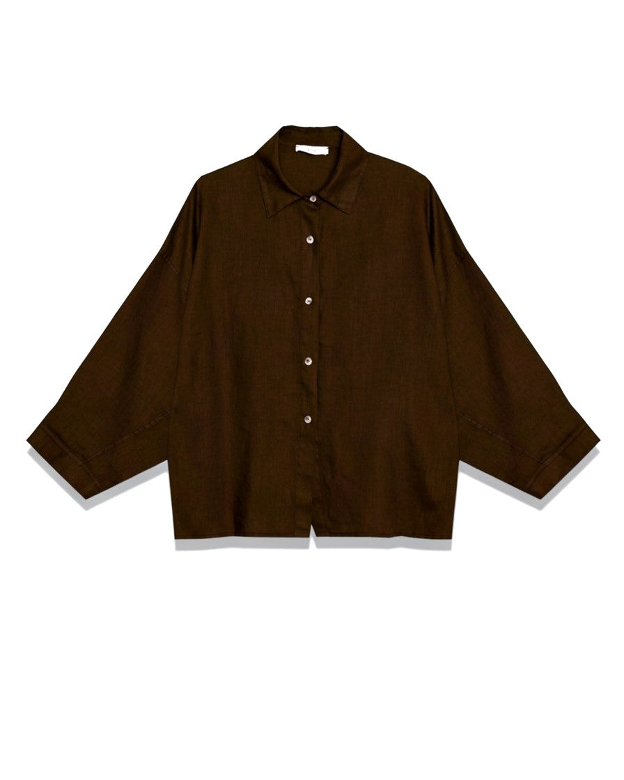 3/4 Sleeve Linen Shirt