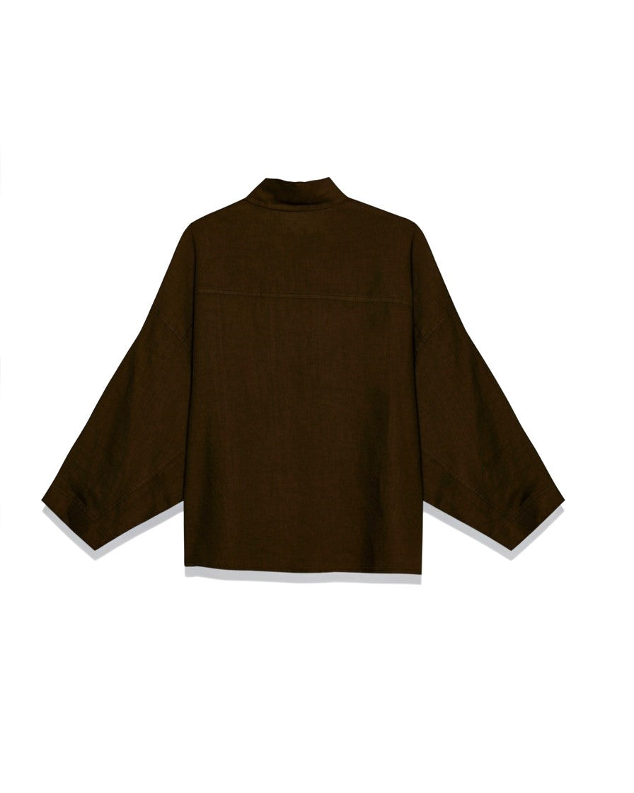 3/4 Sleeve Linen Shirt