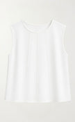 Sleeveless Top with Seams