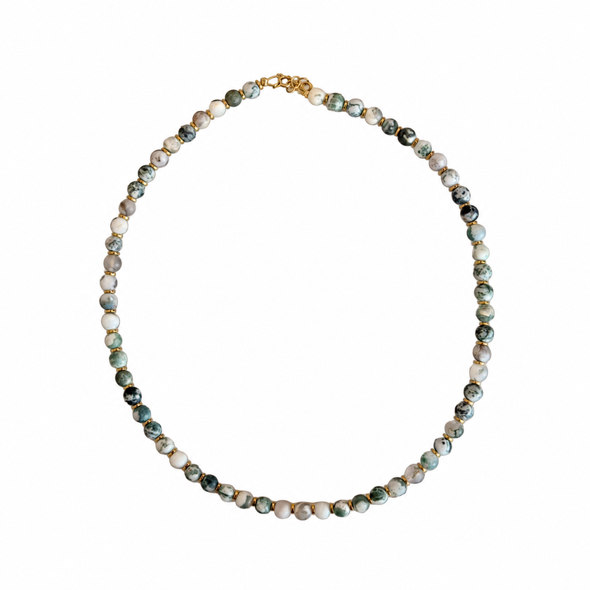 Amazonite-Hematite Necklace