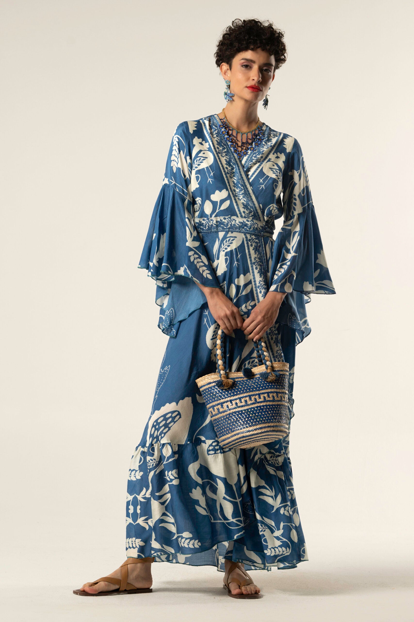 APHRODITE Wrap Dress-Kimono