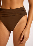Seafolly Collective High Waist Bikini, Twist Bandeau Bikini TOP