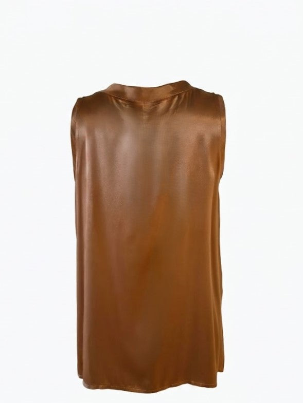 Sleeveless V-Neck Top