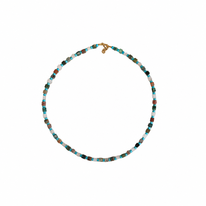 Agate-Chaolite Necklace