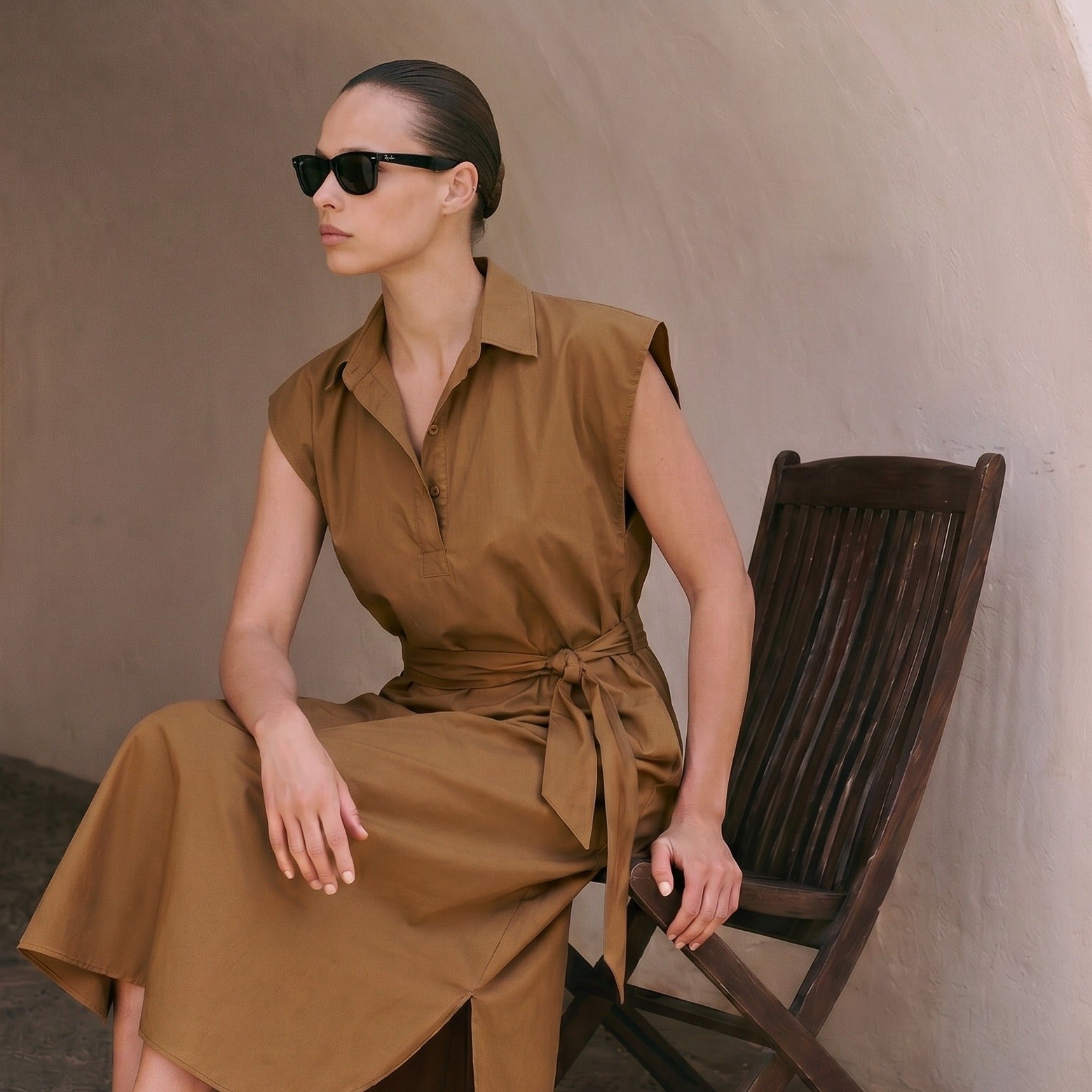 Sleeveless Midi Dress