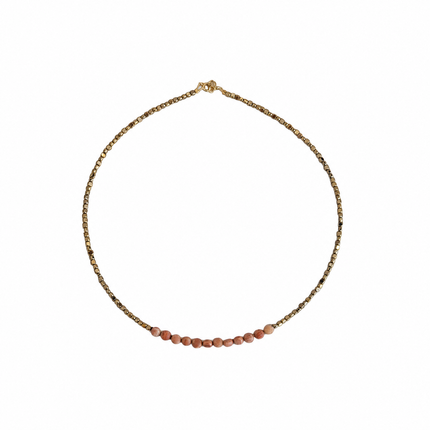 SunStone-Hematite Necklace