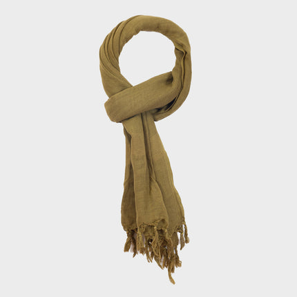 Linen Scarf ANTIQUE GOLD