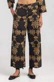 Black/Gold Capri Pants