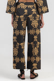 Black/Gold Capri Pants