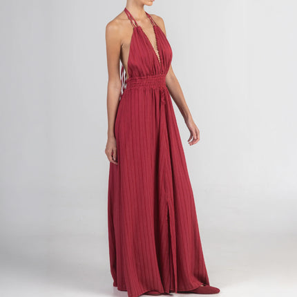 Long Backless Dress