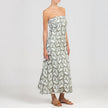 Strapless Dress With Embroidery