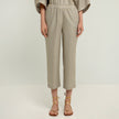 Cross Pant with Elastic Waist in cotton by Greek Archaic Kori, product view