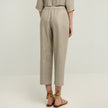 Cross Pant with Elastic Waist in cotton by Greek Archaic Kori, additional product view