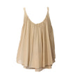 Sleeveless Top with Pleats