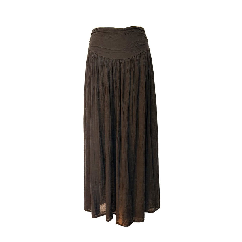 Long Skirt with Elastic Waist