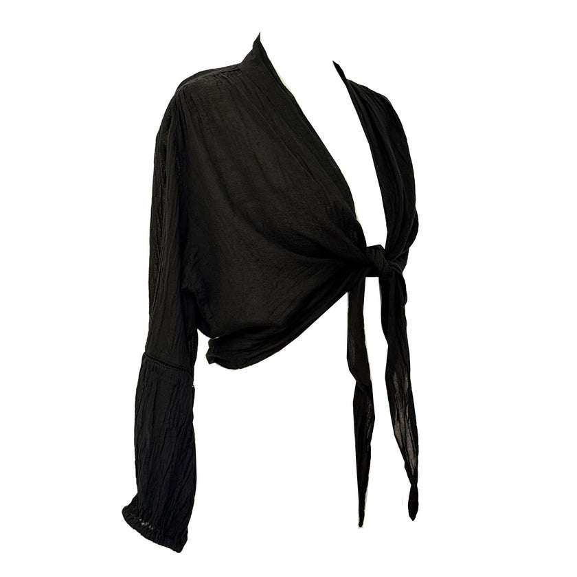 Long Sleeve Wrap Top
