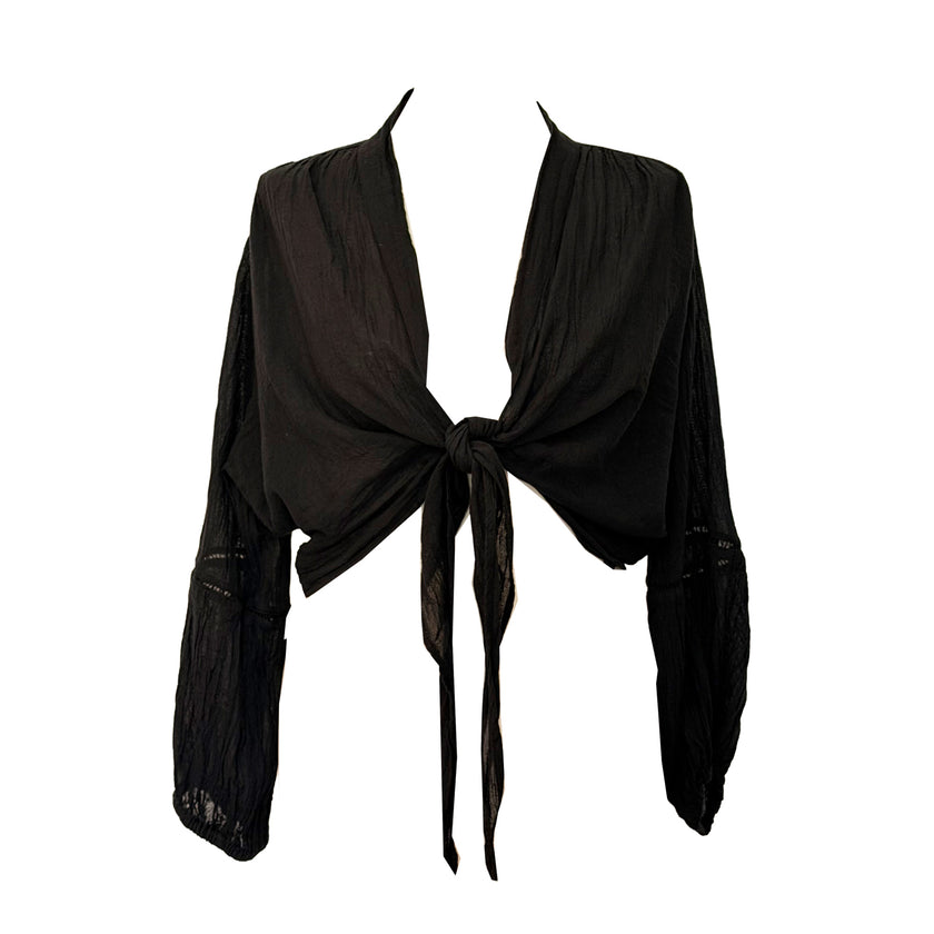 Long Sleeve Wrap Top