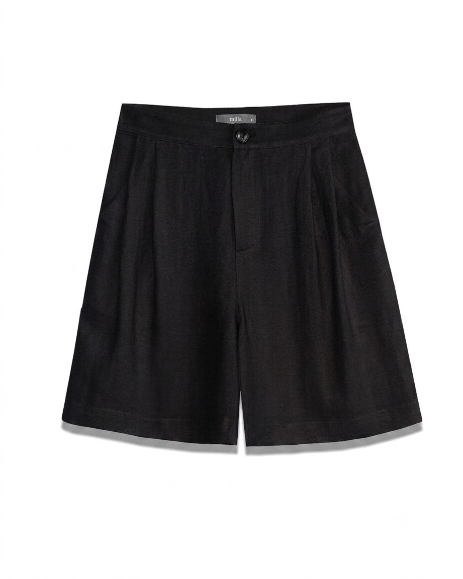 Bermuda Short with Pleats & Pockets