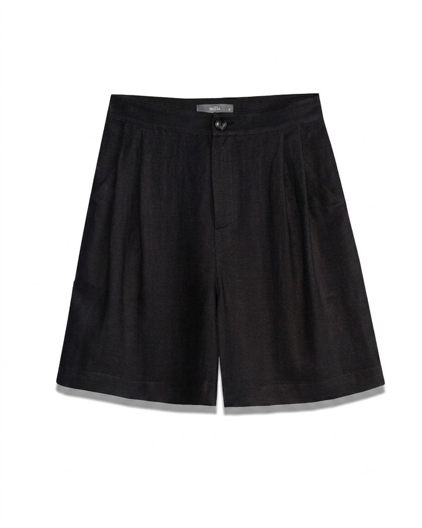 Bermuda Short with Pleats & Pockets