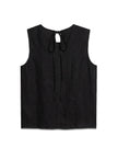 Sleeveless Top With Back Ties
