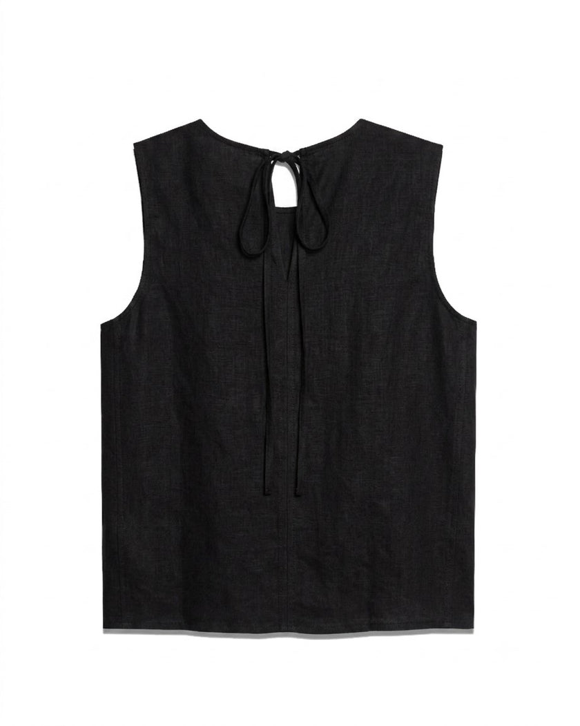 Sleeveless Top With Back Ties