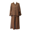 Wide Leg Linen Pants with Drawstring