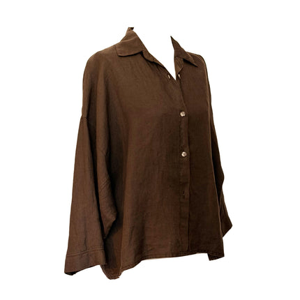 3/4 Sleeve Linen Shirt